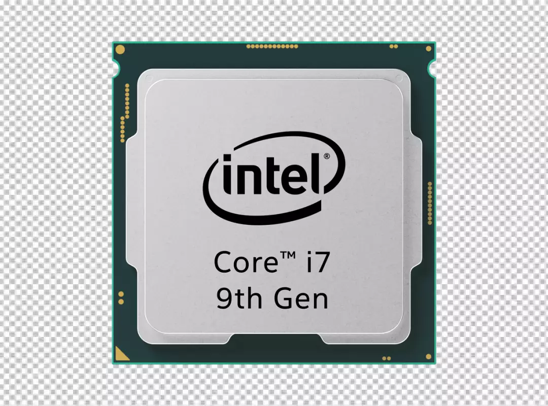 Free Premium PNG Intel cpu transparent background 