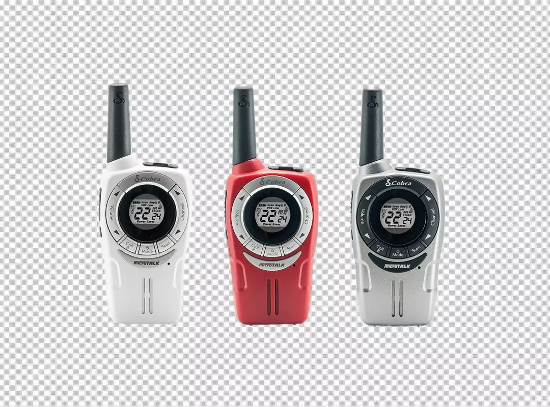 Free Premium PNG Portable Radios WalkieTalkie Isolated on a Transparent Background