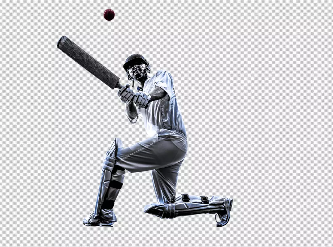 Free Premium PNG  Batsman playing cricket championship