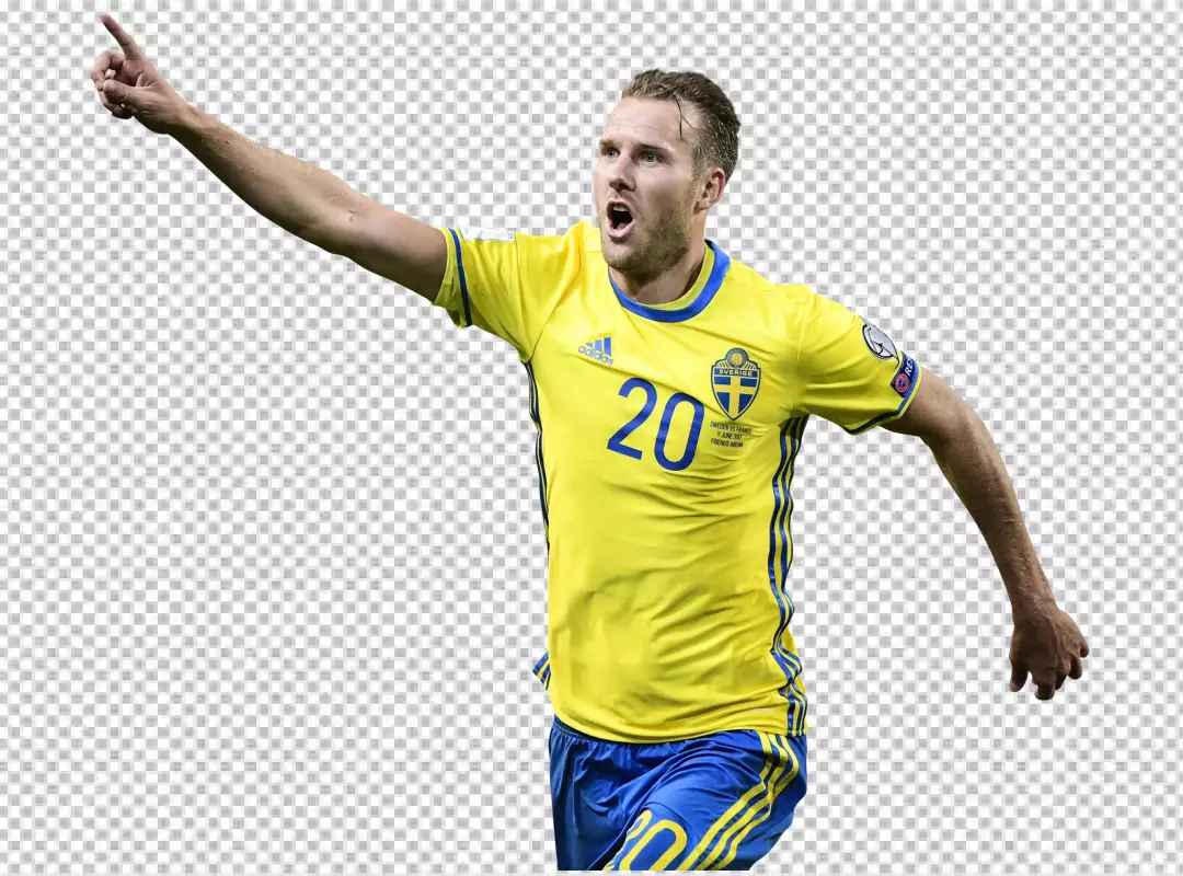 Free Premium PNG Ola Toivonen Swedish former footballer