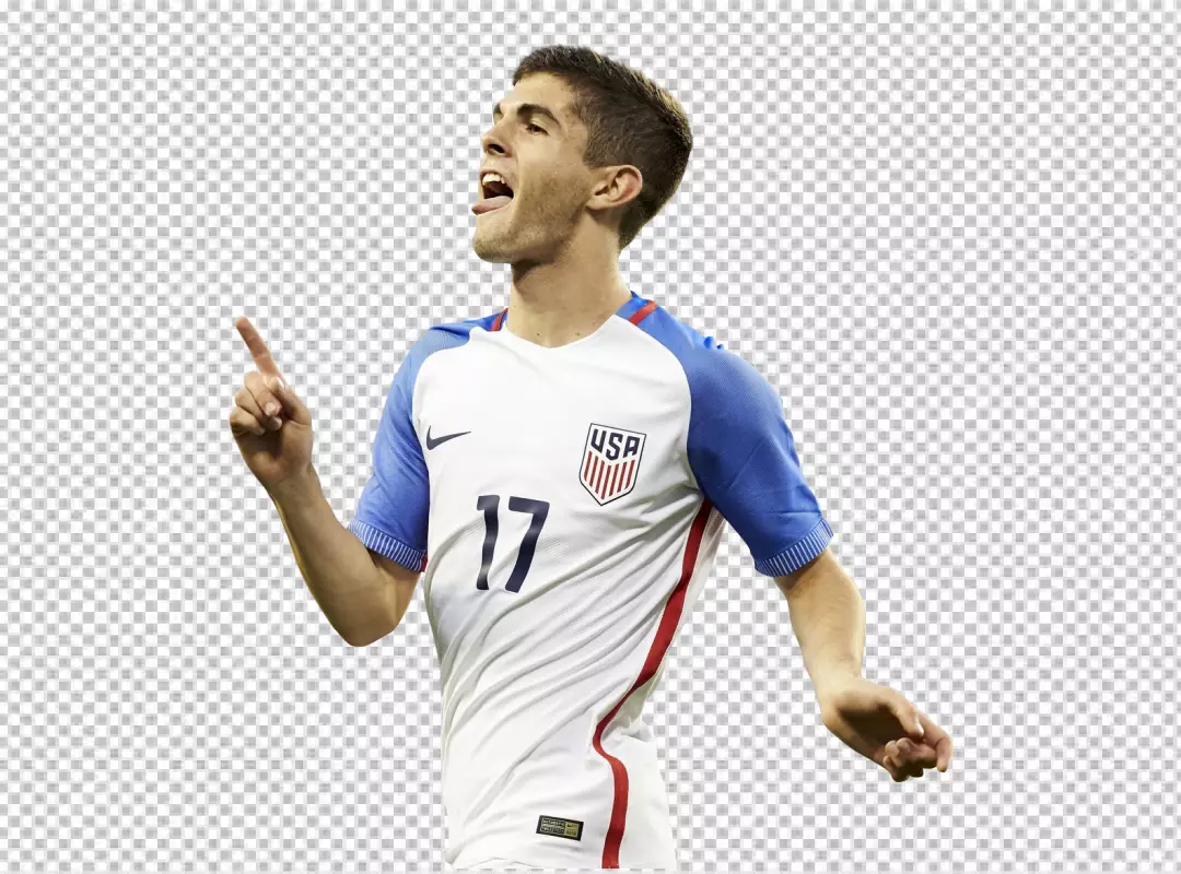 Free Premium PNG Christian Pulisic American football Player