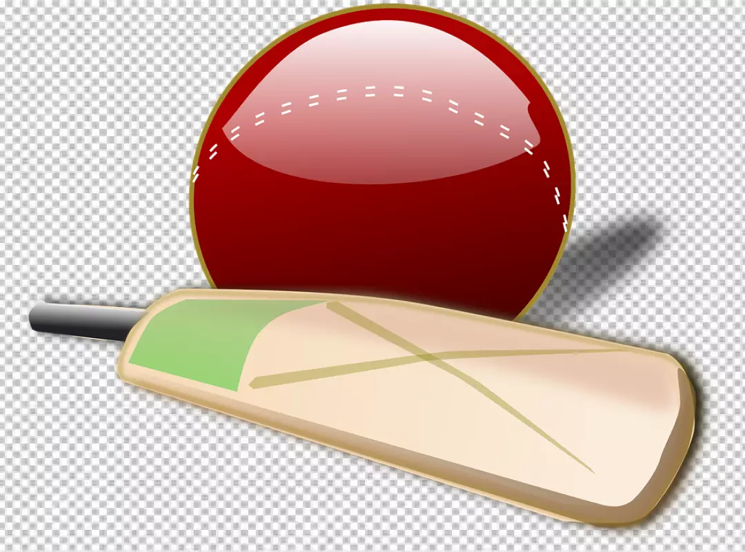 Free Premium PNG Cricket bat ball transparent 