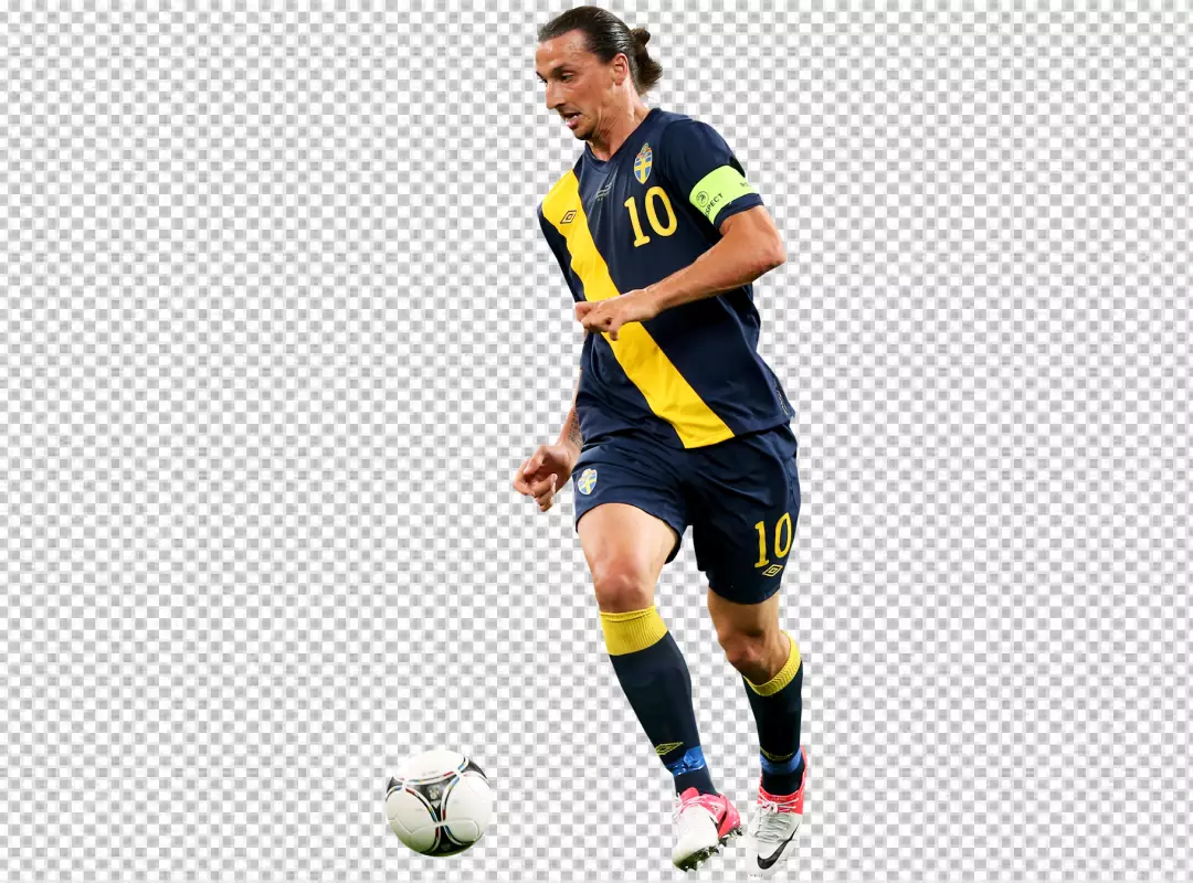 Free Premium PNG Zlatan Ibrahimovic is a Swedish professional footballer who plays as a striker for Serie A club Milan and the Sweden national team