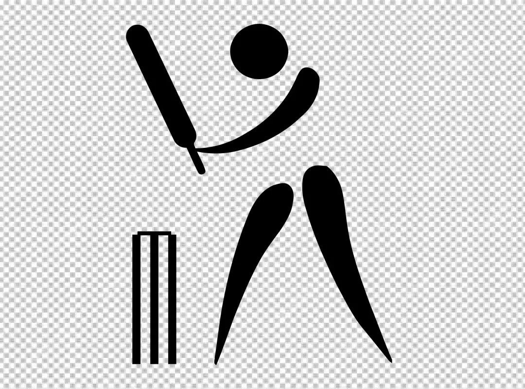 Free Premium PNG Concept of Batsman playing cricket championship