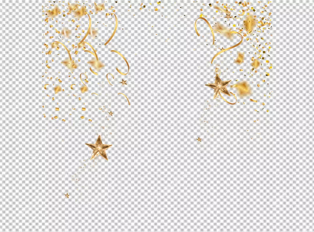 Free Premium PNG PNG confetti falling on a transparent background Confetti falling backdrop design