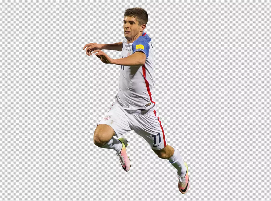 Free Premium PNG Christian Pulisic American soccer player