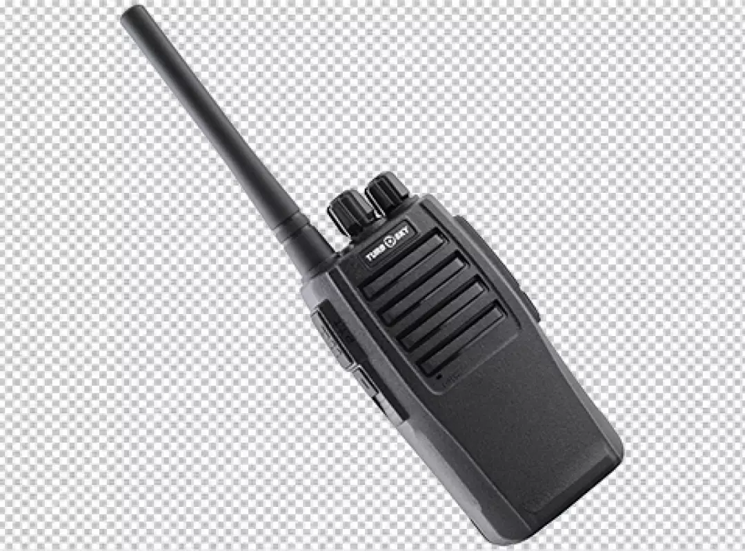 Free Premium PNG Radio communication device on white background Handheld walkie talkie for outdoor