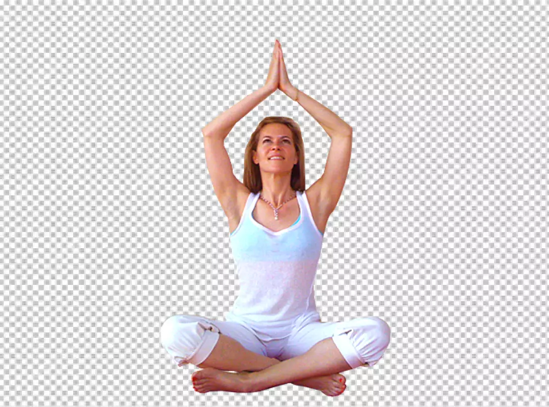 Free Premium PNG Brilliantly captures the woman's concentrated strength and dynamic presence