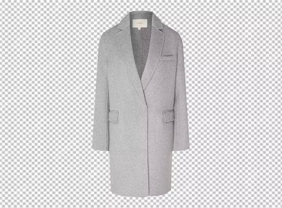 Free Premium PNG Fashion wool coat isolated on PNG BG