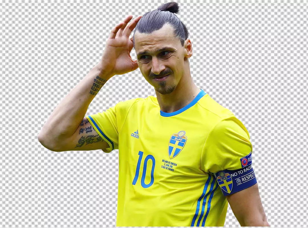 Free Premium PNG Zlatan Ibrahimović is a Swedish former professional footballer who played as a striker