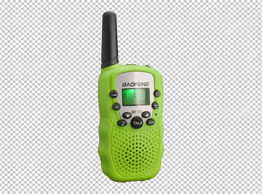 Free Premium PNG Front side Green walkie talkie transparent background 