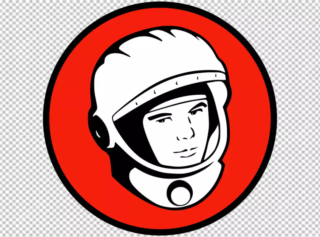 Free Premium PNG Soviet cosmonaut into the cosmos space pioneer