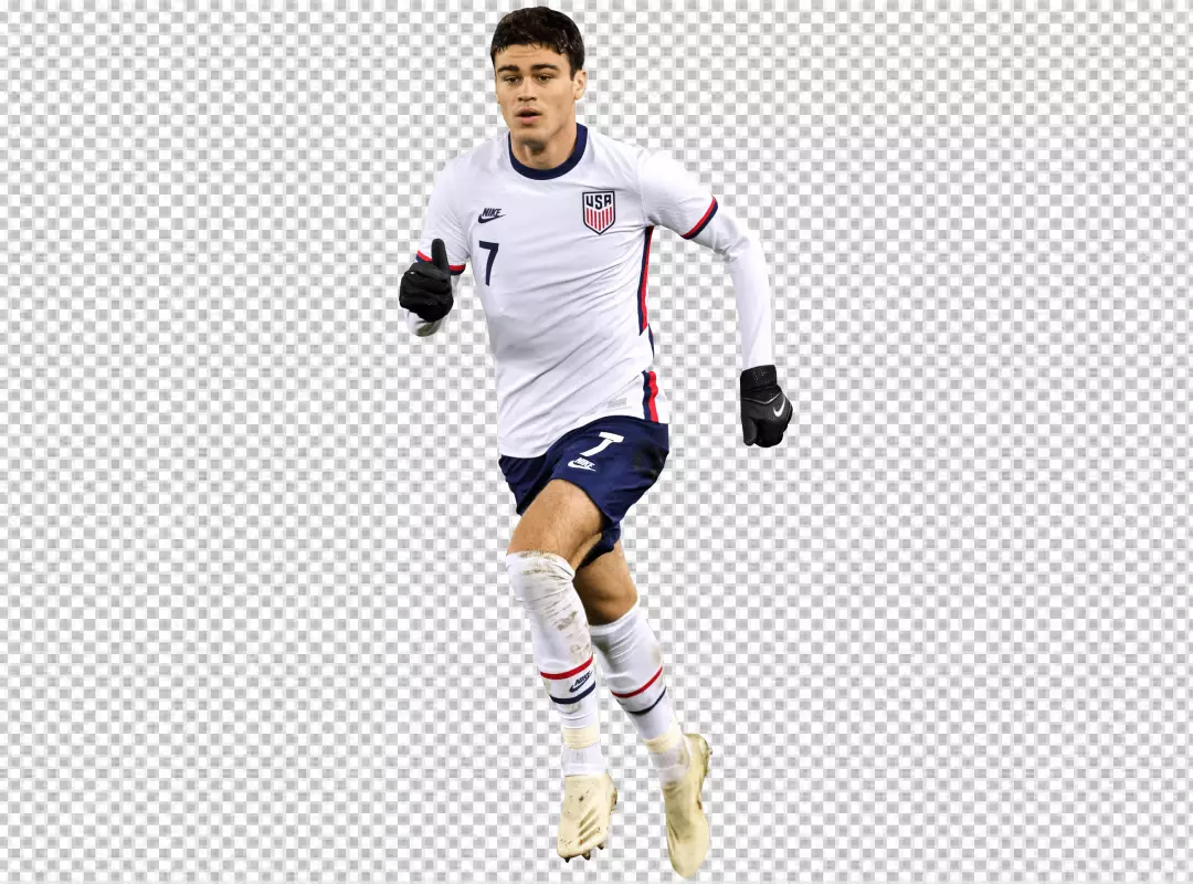 Free Premium PNG Giovanni Reyna U.S. Soccer Official football Player