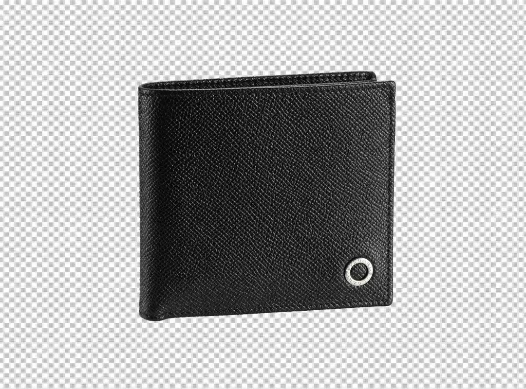 Free Premium PNG Black leather wallet product Design 3