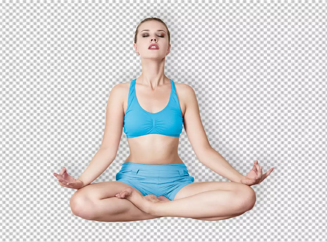 Free Premium PNG Seamlessly showcases the woman’s sharp focus and energetic spirit