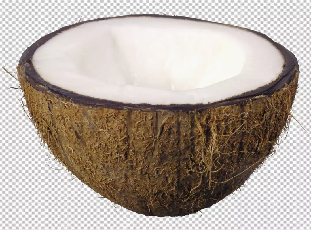 Free Premium PNG PNG A top view coco nuts sliced milky 