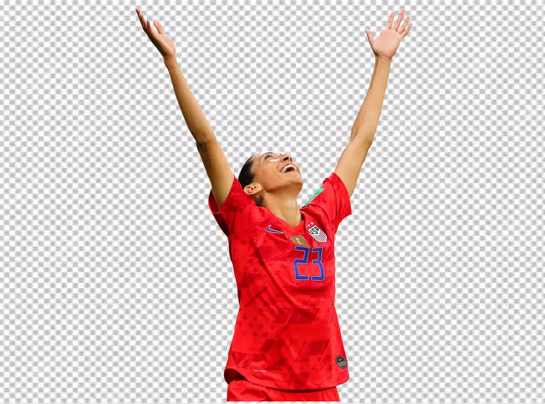 Free Premium PNG Christen Press American former soccer player