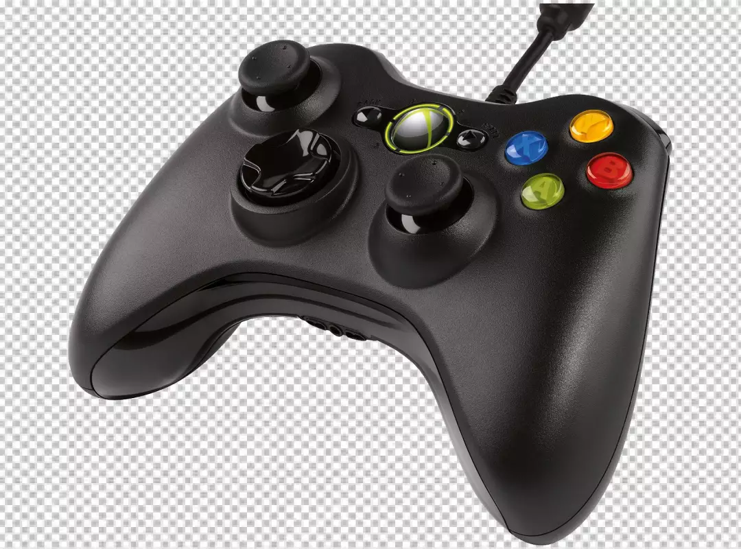 Free Premium PNG Xbox 360 controller classic gaming control wired xbox Joystick