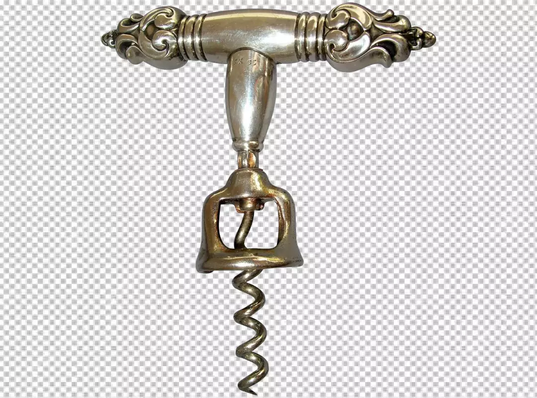 Free Premium PNG  corkscrew for opening wine bottles