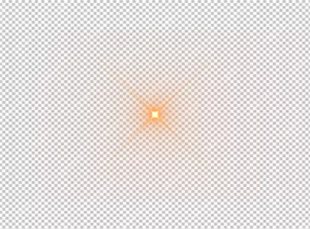 Free Premium PNG Front Orange Lens Flare light effects 2