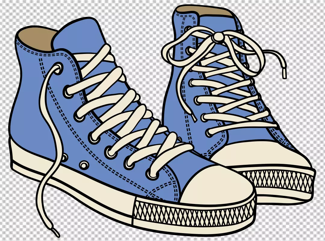 Free Premium PNG Hand drawn shoe PNG BG