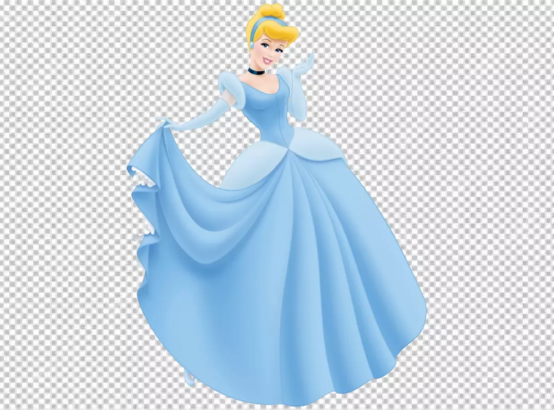 Free Premium PNG Cinderella nice looks