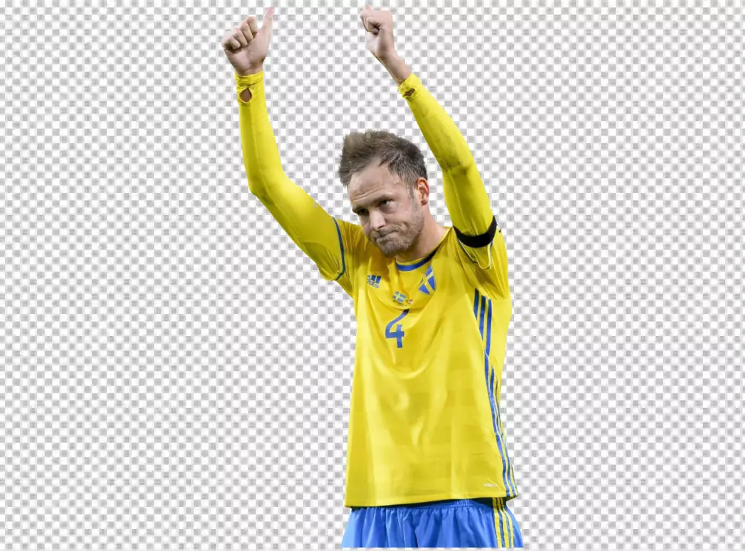 Free Premium PNG Andreas Granqvist Sowing har hand