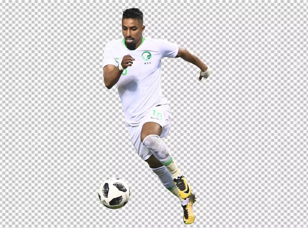 Free Premium PNG Hattan Bahbir high quality photo of a Saudi Arabian professional footballer