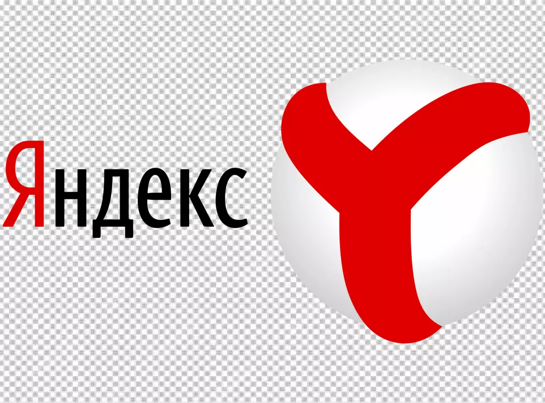 Free Premium PNG Yandex logo and typography