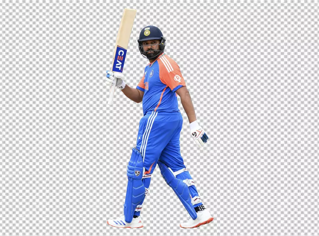 Free Premium PNG Rohit sharma new hd png photo