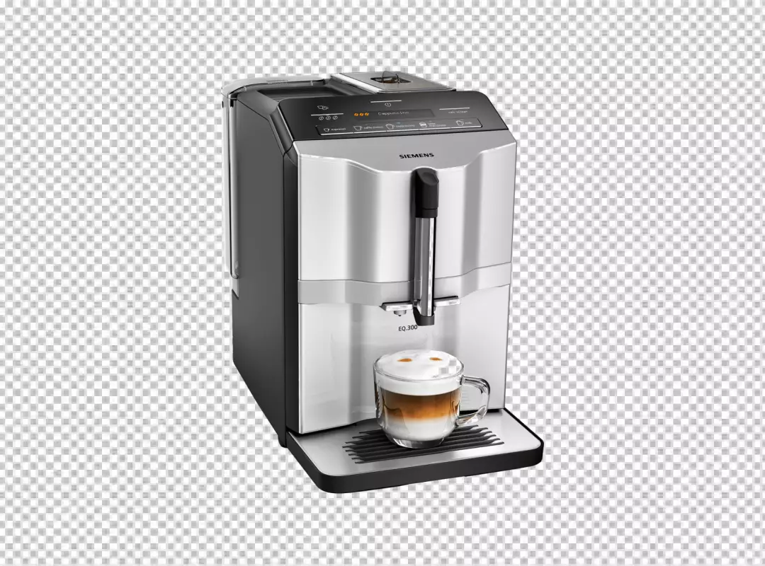 Free Premium PNG PNG Coffee machine making a perfect cup of coffee transparent background 