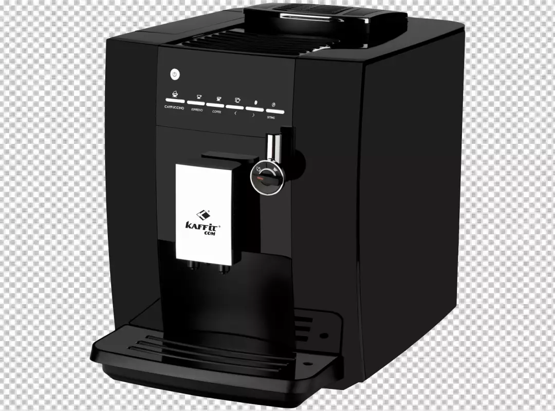 Free Premium PNG View of coffee machine making coffee at home PNG