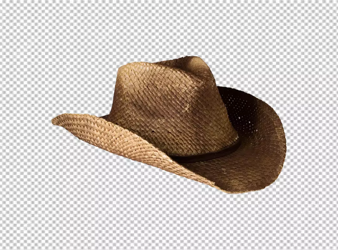 Free Premium PNG Brown cowboy isolated on transparent background