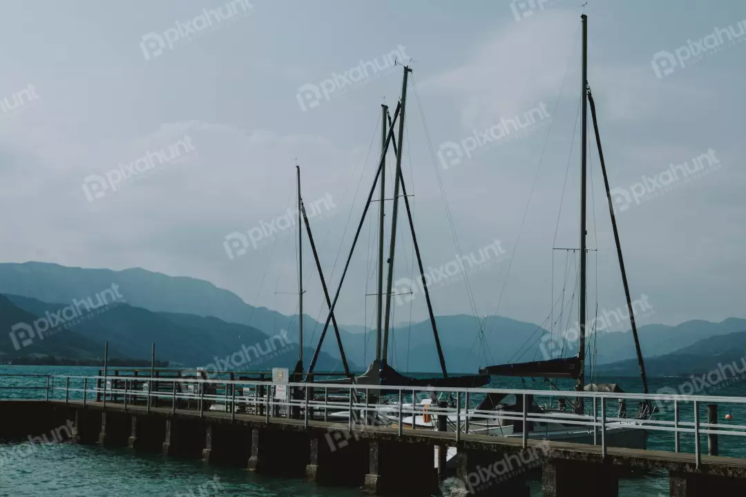 Free Premium Stock Photos Looking up at a sailboat