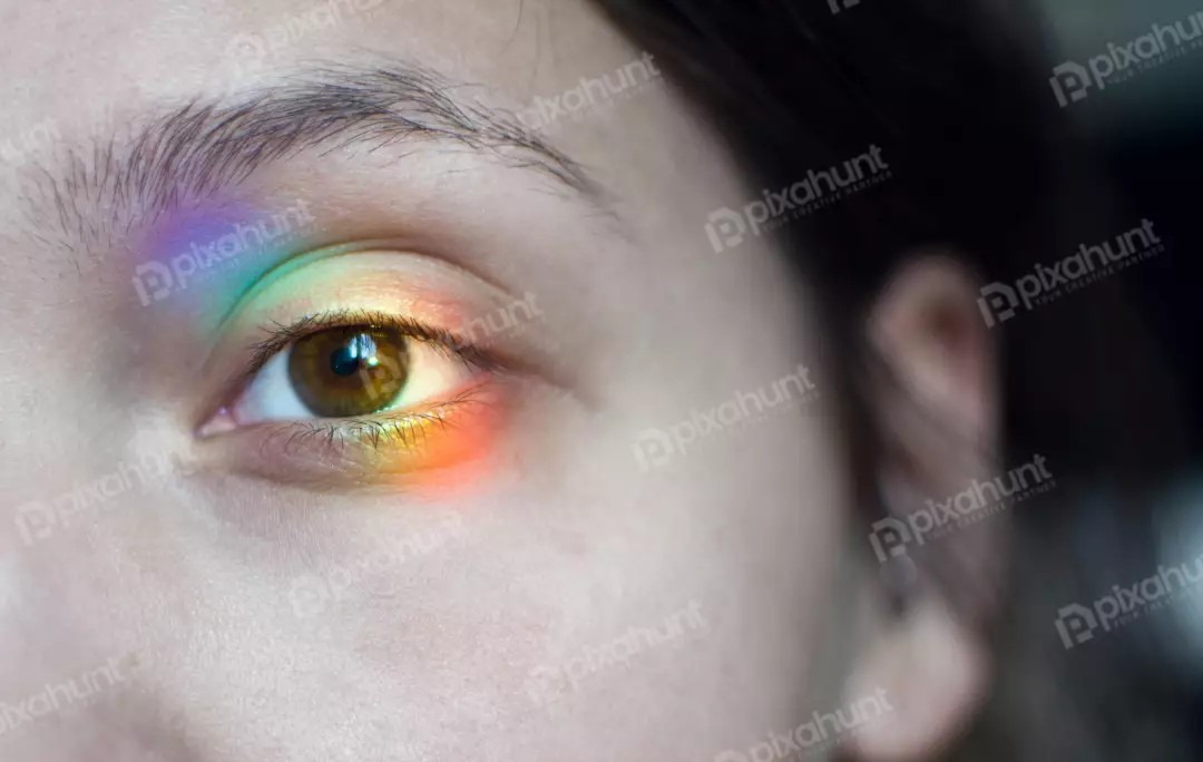 Free Premium Stock Photos a close-up of a woman's eye