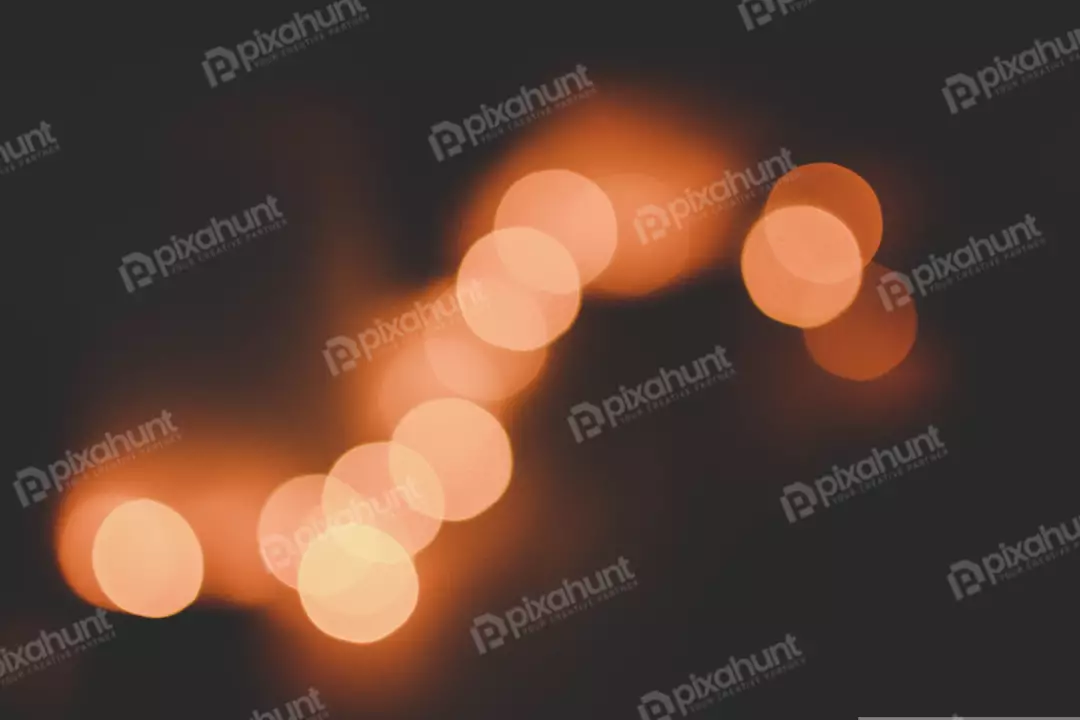 Free Premium Stock Photos looking up at a string of lights