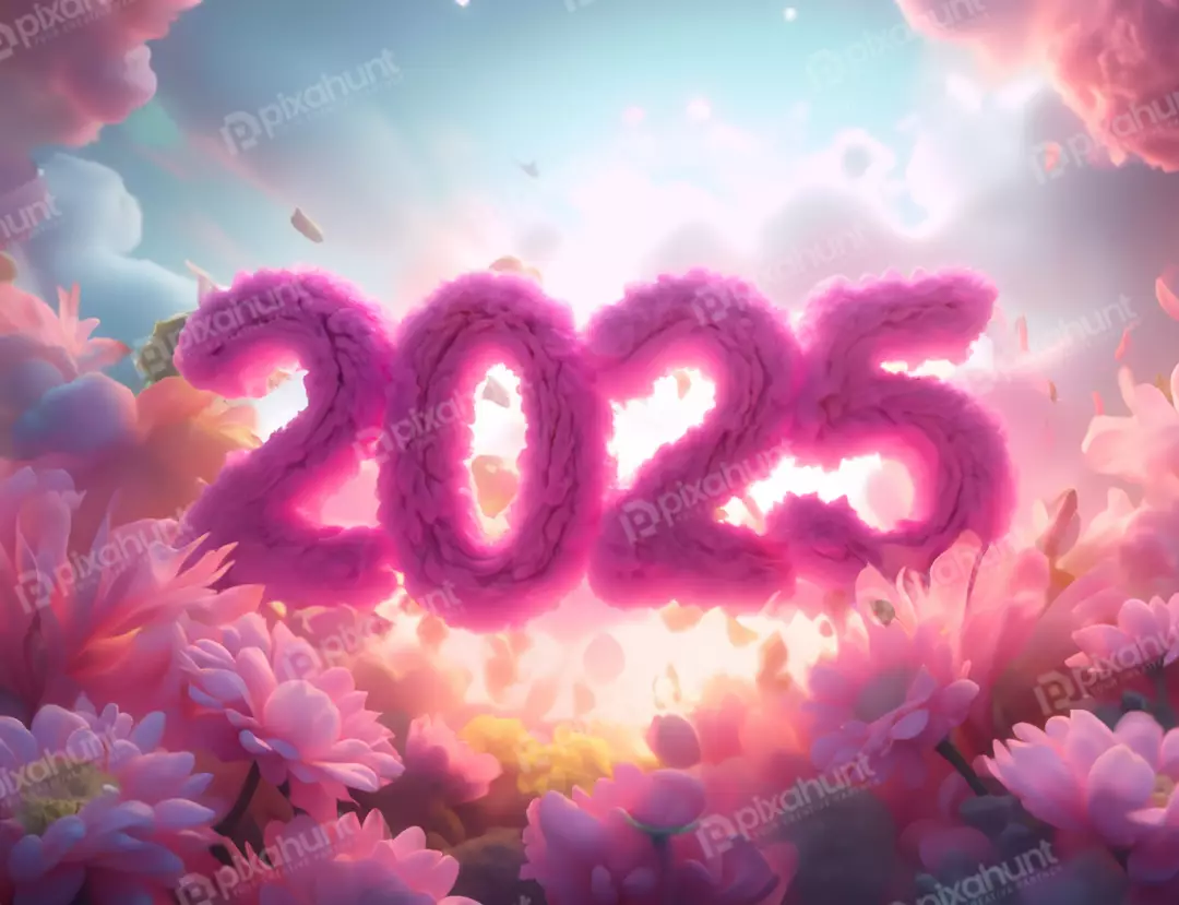 Free Premium Stock Photos Happy New Year 2025 Download Pink Roses Background Clipart For Free