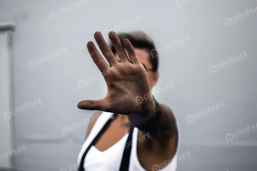 Free Premium Stock Photos Man Show Her dirty hand