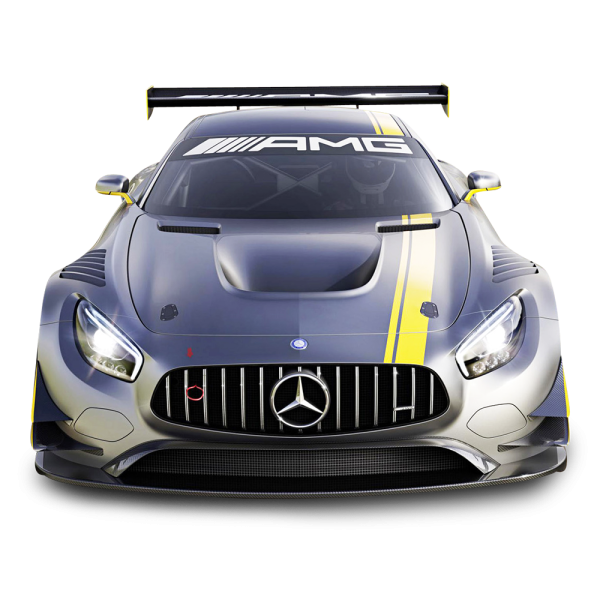 Free Premium PNG Gray Mercedes Benz Racing Car