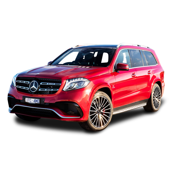 Free Premium PNG Mercedes Benz GLS Class Red Car