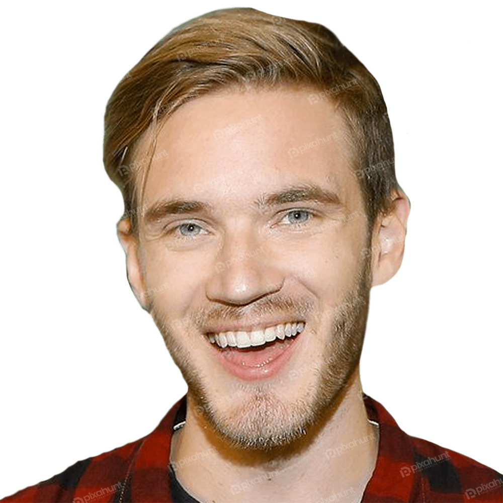 Free Premium PNG Pewdiepie Red Shirt PNG