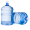 Two 5-liter water gallon