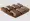 Box of chocolate candies isolated on PNG BG