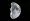 Earth's only permanent natural satellite on transparent background