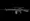 Firearm with scope isolated on transparent background 3d