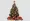 Christmas tree in realistic style on a transparent background 