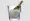 Ice bucket on champagne transparent background 