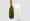 Bottle of champagne and goblets on png background