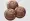 Big chocolate and small ones are each split into three parts isolated on transparent background PNG