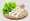 Bowl of dumplings on transparent background